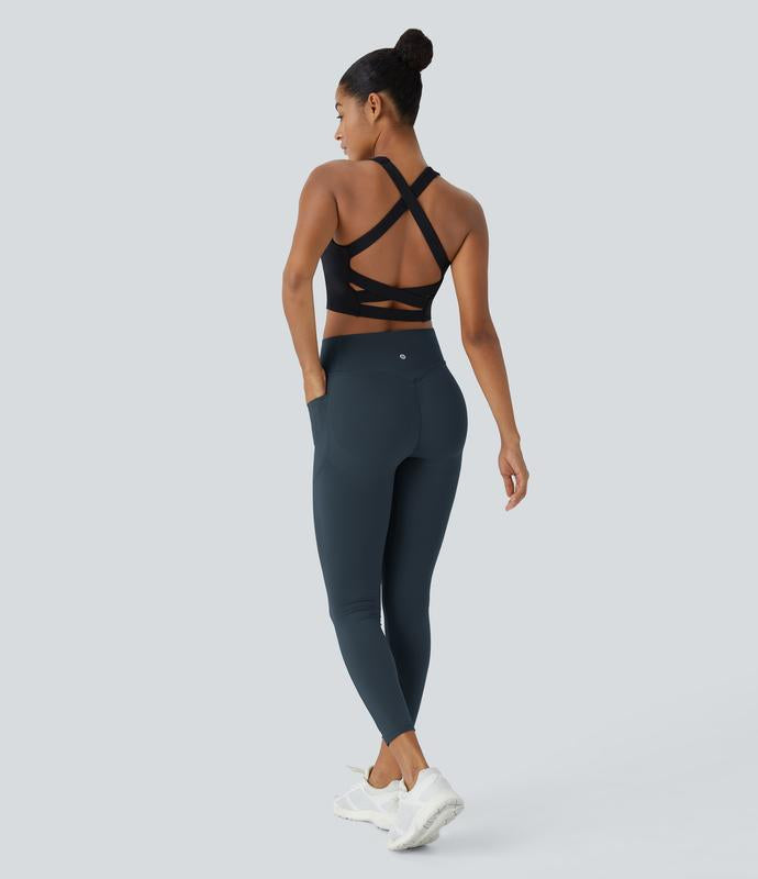 Peakform High Waisted Butt Lifting & Tummy Control Pocket Leggings