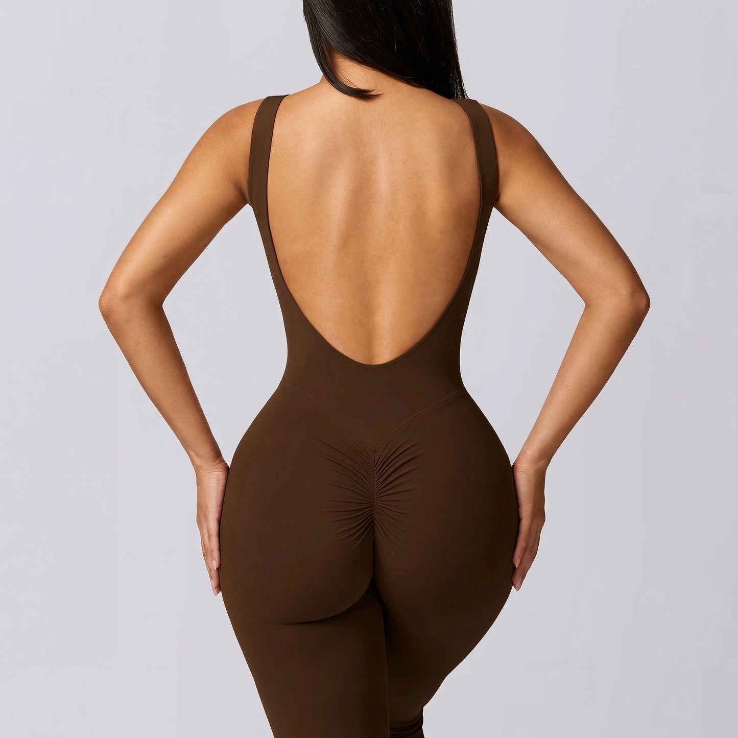 Peakform Sleeveless Jumpsuit Tummy Control & Butt Lifting Activewear